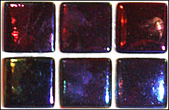 Стеклянная мозаика Goccia 23x23 мм, Rossano PT 021
