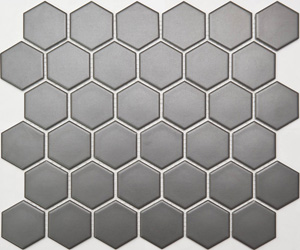 Шестигранная мозаика из керамогранита PS5159-10 чип 51х59 мм