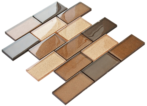 Мозаика GOCCIA Crystal 48x98 мм