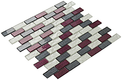 Мозаика GOCCIA Crystal 23x48 мм