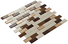 Мозаика GOCCIA Crystal 23x48 мм