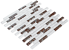 Мозаика GOCCIA Crystal 15x62 мм