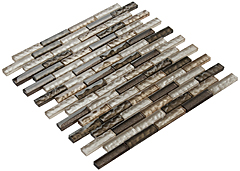 Мозаика GOCCIA Crystal 23x48 мм