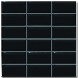 Керамическая плитка Vitra Metro Tiles Black 5x10 см